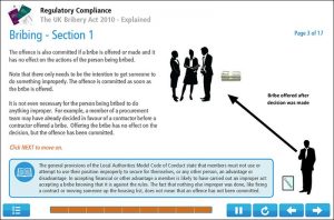 Bribery Act Screenshot Example 1