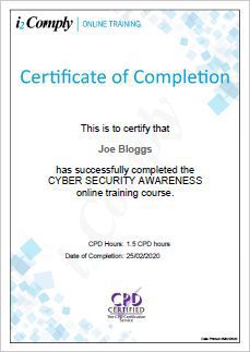 Cyber Security Course Online | CPD-Certified | i2Comply