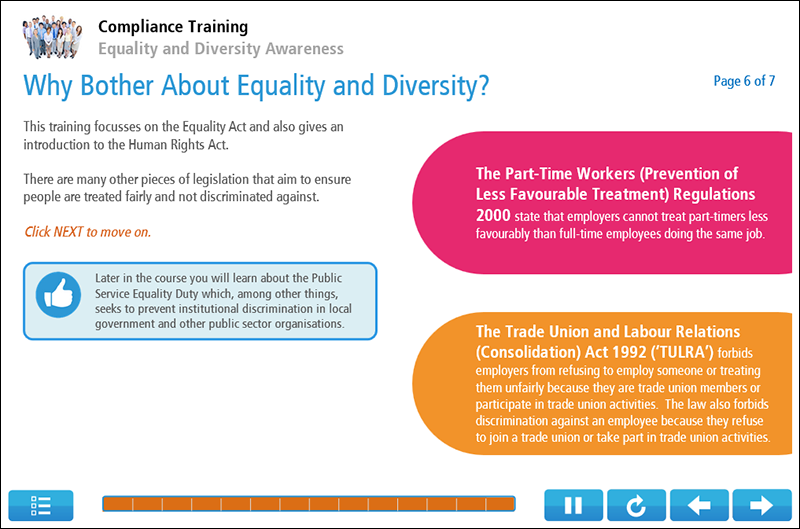 Equality and Diversity Awareness Online Training Course