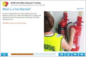 Fire Marshal Training Example Screens 1