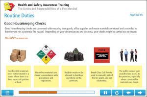 Fire Marshal Training Example Screens 2