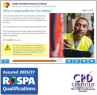 Fire Marshal Online Training Course