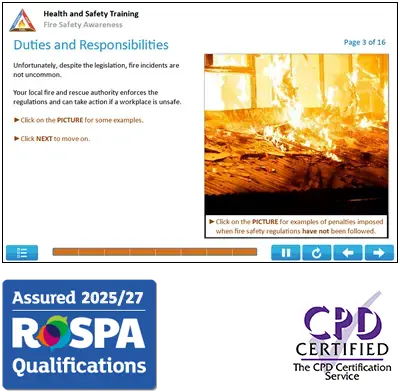 Online Fire Safety Awareness Course