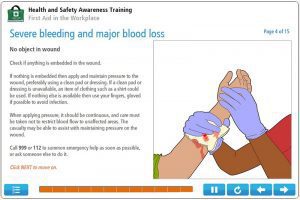 First Aid in the Workplace Online Training Screenshot 1