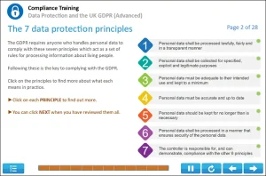 Data Protection and the GDPR Advanced Online Course Example 1 Data Protection and the GDPR Advanced Online Course Example 1