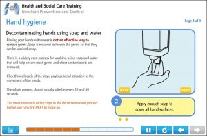 Infection Control Online Training Screenshot 2