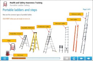 Ladder Safety Awareness Online Training Screenshot 1