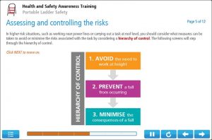 Ladder Safety Awareness Online Training Screenshot 3