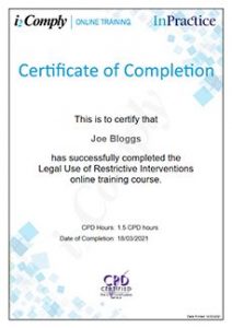 Example Certificate