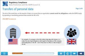 Data Protection and the GDPR (Level 2) Online Training Screenshot 1