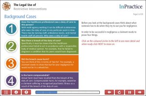 Legal Use of Restrictive Intervations Screenshot 3