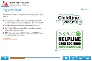 Safeguarding Children Example Screenshot 2