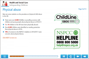 Safeguarding Children Example Screenshot 2 Safeguarding Children Example Screenshot 2