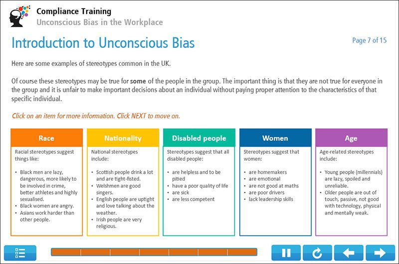 Online Unconscious Bias Training Course | I2Comply