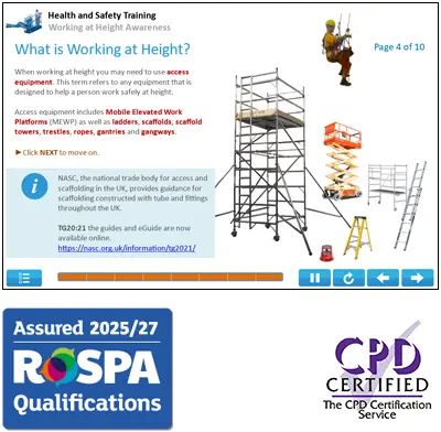 Working at Height Online Course