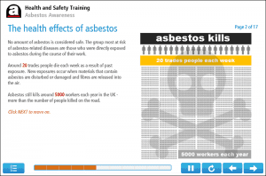 Online Asbestos Awareness Course Screenshot 2