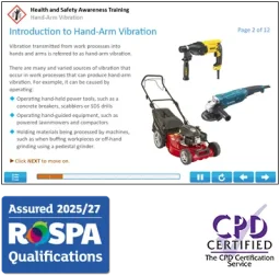 Hand Arm Vibration Training Course