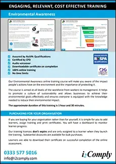 Environmental Awareness Course Flyer
